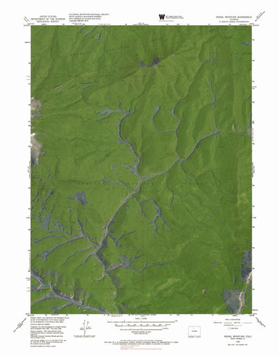 CO-RADIAL MOUNTAIN: GeoChange 1952-2011 Preview 1