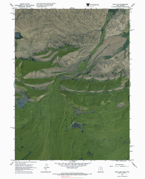 UT-WY-HOOP LAKE: GeoChange 1963-2011 Preview 1