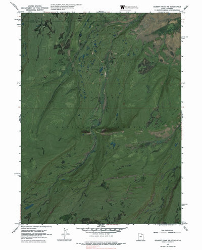 UT-WY-GILBERT PEAK NE: GeoChange 1963-2011 Preview 1