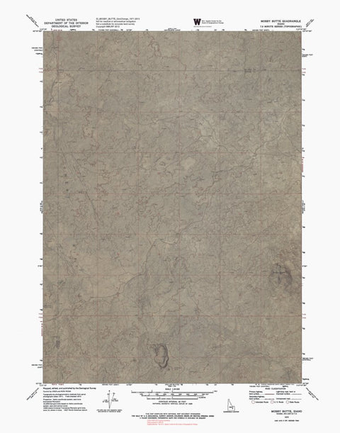 ID-MOSBY BUTTE: GeoChange 1971-2013 Preview 1