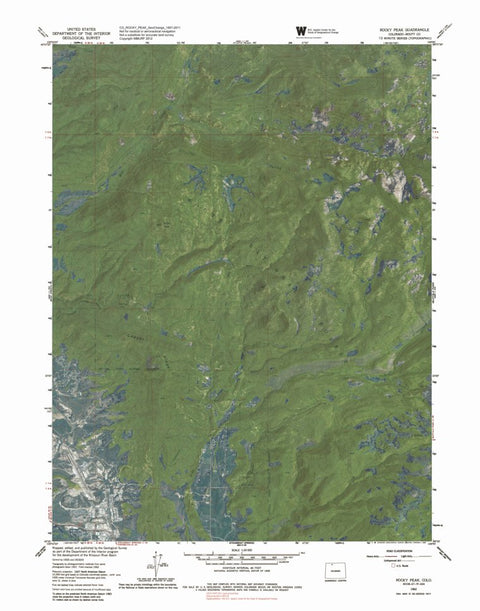 CO-ROCKY PEAK: GeoChange 1957-2011 Preview 1