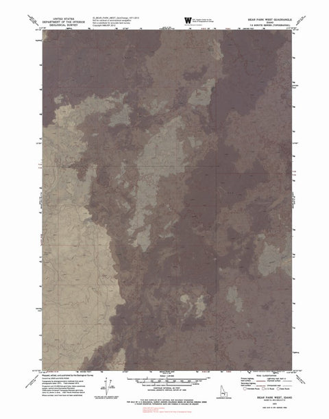 ID-BEAR PARK WEST: GeoChange 1971-2013 Preview 1