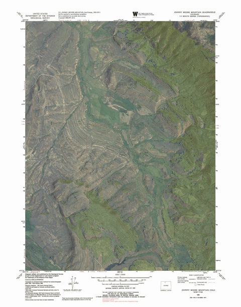 CO-JOHNNY MOORE MOUNTAIN: GeoChange 1952-2011 Preview 1