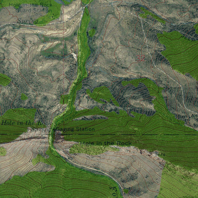 UT-WY-HOLE IN THE ROCK: GeoChange 1963-2011 Preview 3