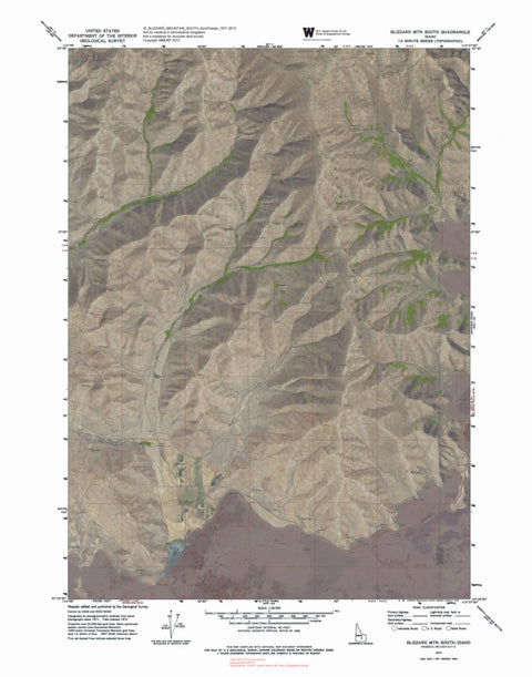 ID-BLIZZARD MOUNTAIN SOUTH: GeoChange 1971-2013 Preview 1