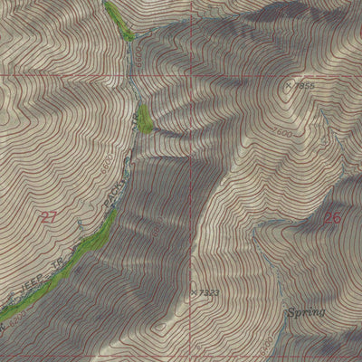 ID-BLIZZARD MOUNTAIN SOUTH: GeoChange 1971-2013 Preview 3