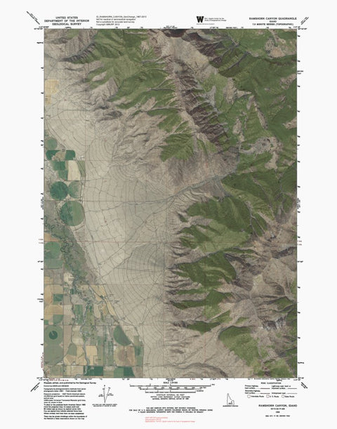ID-RAMSHORN CANYON: GeoChange 1967-2013 Preview 1
