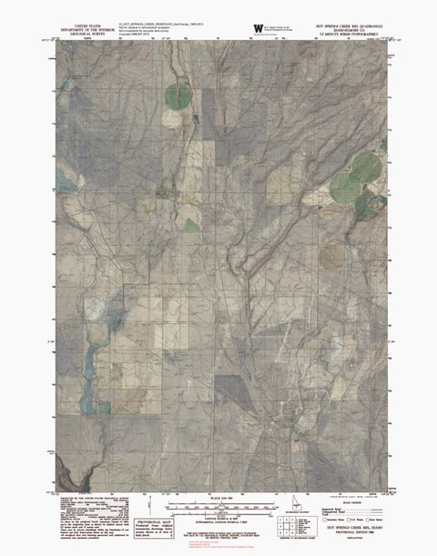 ID-HOT SPRINGS CREEK RESERVOIR: GeoChange 1980-2013 Preview 1