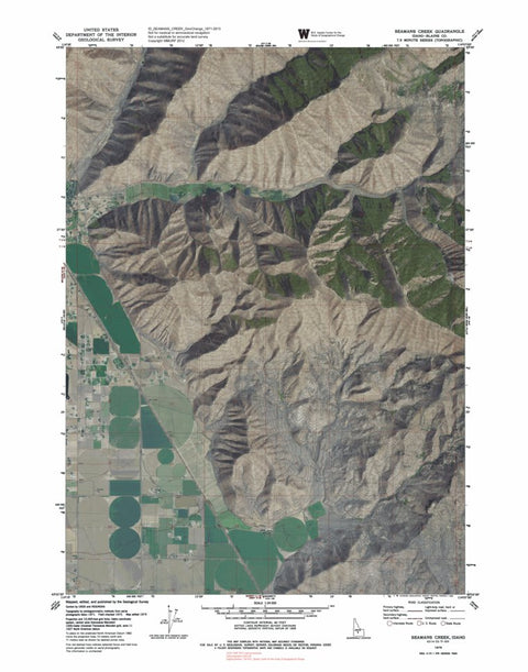 ID-SEAMANS CREEK: GeoChange 1971-2013 Preview 1