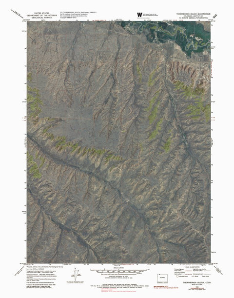 CO-THORNBURGH GULCH: GeoChange 1968-2011 Preview 1