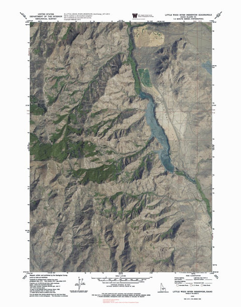 ID-LITTLE WOOD RIVER RESERVOIR: GeoChange 1971-2013 Preview 1