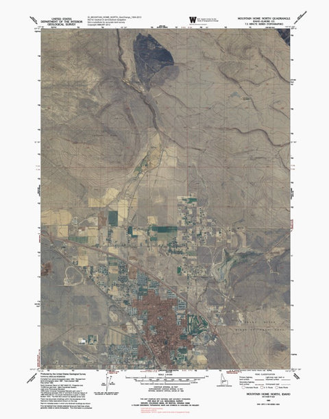 ID-MOUNTAIN HOME NORTH: GeoChange 1954-2013 Preview 1