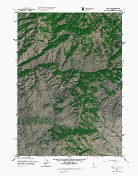 ID-DEER MOUNTAIN: GeoChange 1951-2013 Preview 1