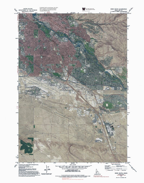 ID-BOISE SOUTH: GeoChange 1971-2013 Preview 1