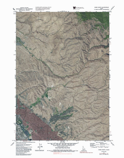 ID-BOISE NORTH: GeoChange 1971-2013 Preview 1