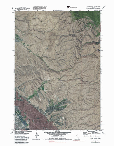 ID-BOISE NORTH: GeoChange 1971-2013 Preview 1