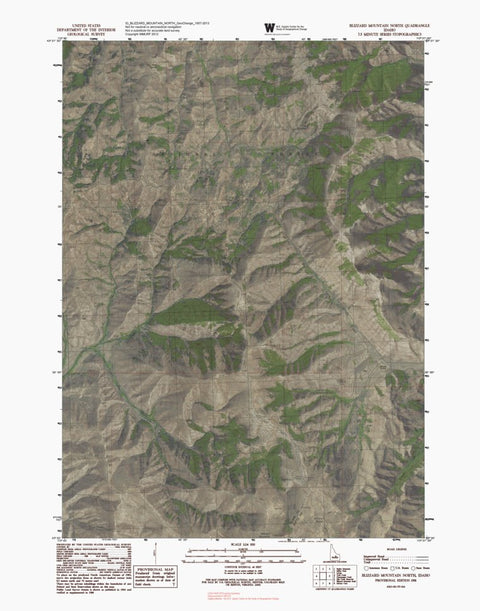 ID-BLIZZARD MOUNTAIN NORTH: GeoChange 1957-2013 Preview 1