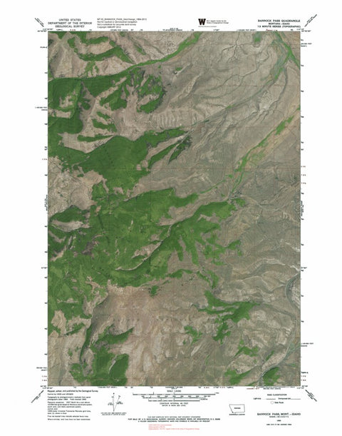 MT-ID-BANNOCK PASS: GeoChange 1964-2013 Preview 1