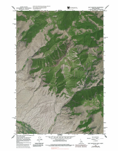 ID-MT-GOAT MOUNTAIN: GeoChange 1964-2013 Preview 1