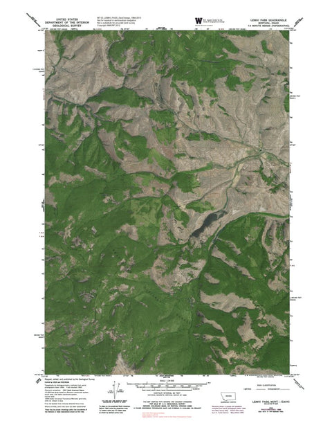 MT-ID-LEMHI PASS: GeoChange 1964-2013 Preview 1
