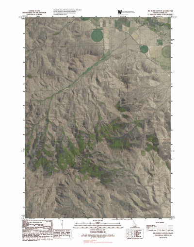 ID-BIG BLIND CANYON: GeoChange 1957-2013 Preview 1