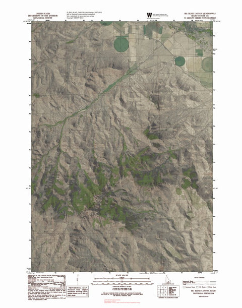 ID-BIG BLIND CANYON: GeoChange 1957-2013 Preview 1