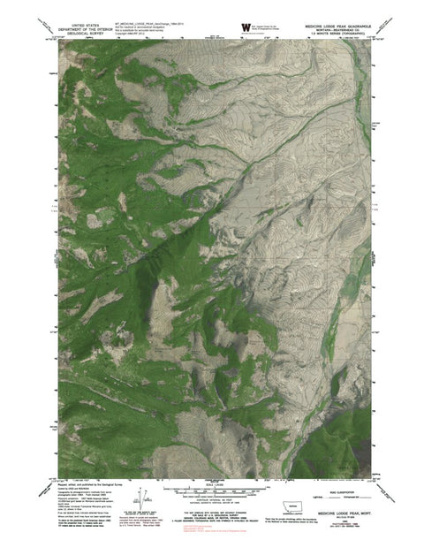 MT-MEDICINE LODGE PEAK: GeoChange 1964-2013 Preview 1