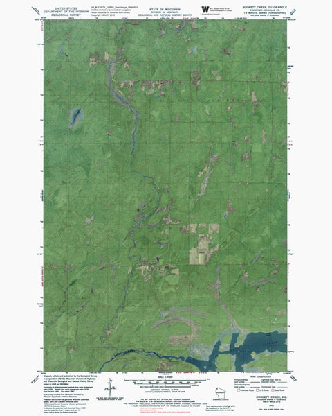 WI-BUCKETY CREEK: GeoChange 1959-2010 Preview 1