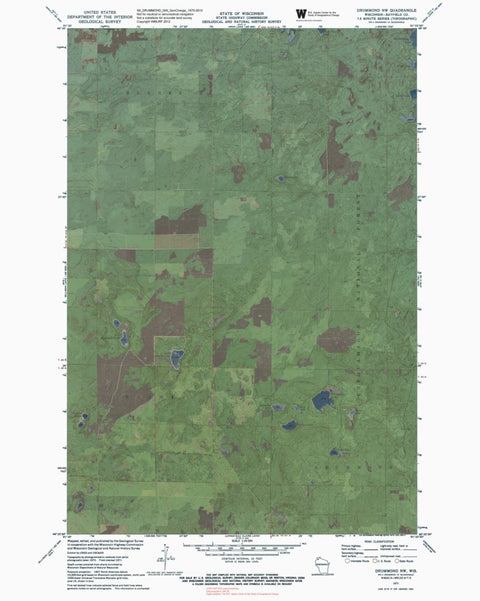 WI-DRUMMOND NW: GeoChange 1970-2010 Preview 1