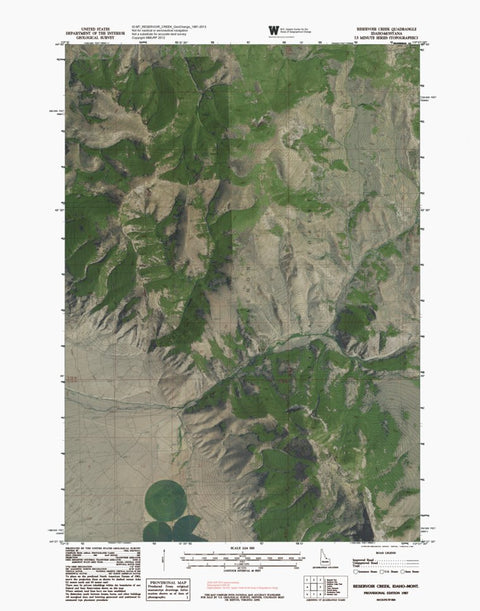 ID-MT-RESERVOIR CREEK: GeoChange 1981-2013 Preview 1