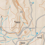 Lincoln National Forest Quadrangle: JICARILLA PEAK Preview 3