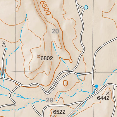 Lincoln National Forest Quadrangle: JICARILLA PEAK Preview 3