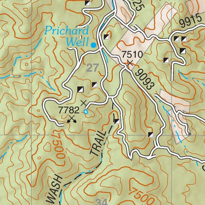 Lincoln National Forest Quadrangle: WHITE OAKS NORTH Preview 3