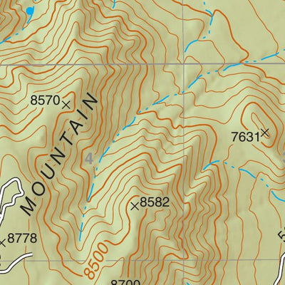 Lincoln National Forest Quadrangle: ENCINOSO Preview 3