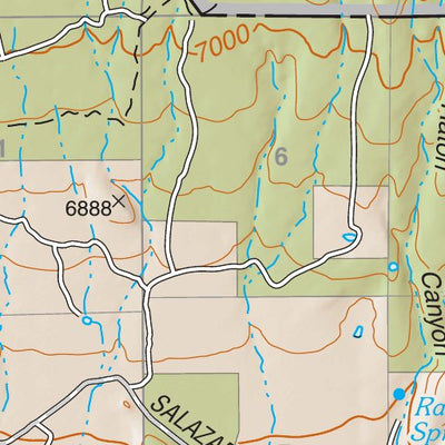 Lincoln National Forest Quadrangle: CAPITAN PEAK Preview 2