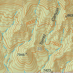 Lincoln National Forest Quadrangle: CAPITAN PEAK Preview 3