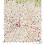 Lincoln National Forest Quadrangle: CAPITAN Preview 1