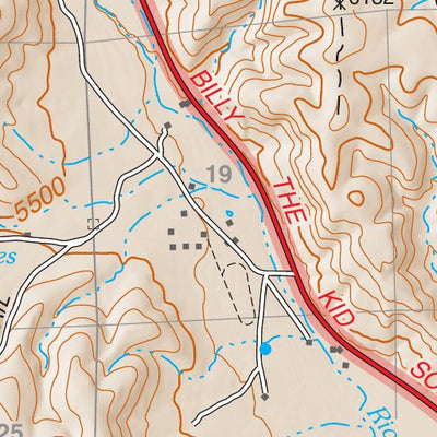 Lincoln National Forest Quadrangle: SAN PATRICIO Preview 2