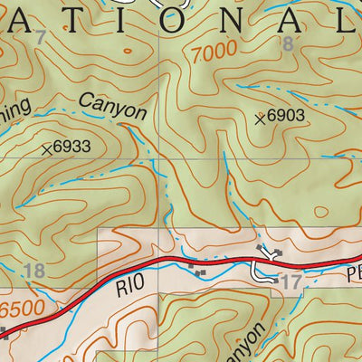 Lincoln National Forest Quadrangle: MAYHILL Preview 2
