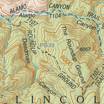 Lincoln National Forest Quadrangle: ALAMOGORDO SOUTH Preview 3