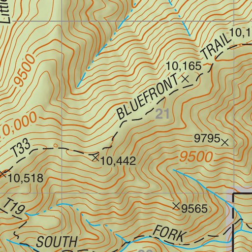 Lincoln National Forest Quadrangle: NOGAL PEAK Map by US Forest Service ...