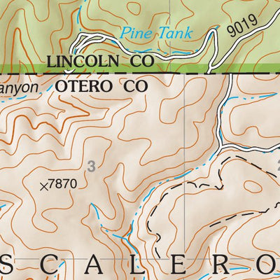 Lincoln National Forest Quadrangle: RUIDOSO DOWNS Preview 2