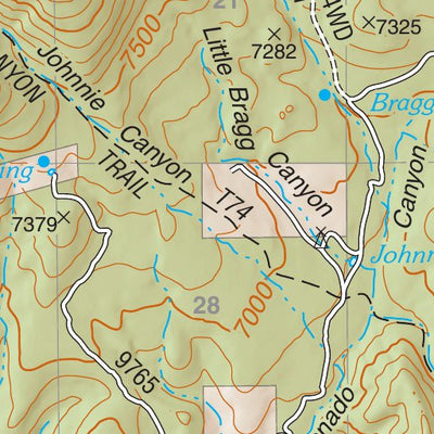 Lincoln National Forest Quadrangle: WHITE OAKS SOUTH Preview 2