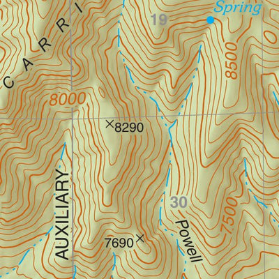 Lincoln National Forest Quadrangle: WHITE OAKS SOUTH Preview 3