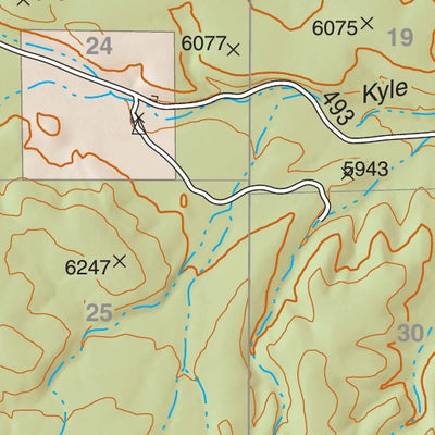 Lincoln National Forest Quadrangle: KYLE HARRISON CANYON Preview 2