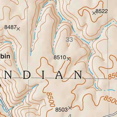 Lincoln National Forest Quadrangle: FIRMAN CANYON Preview 2