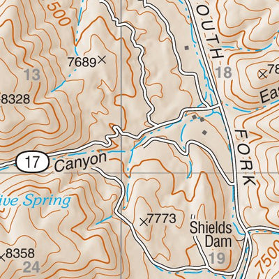 Lincoln National Forest Quadrangle: FIRMAN CANYON Preview 3
