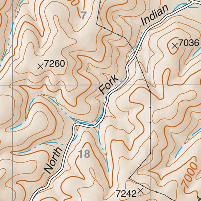 Lincoln National Forest Quadrangle: TURKEY PEAK Preview 3