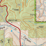 Lincoln National Forest Quadrangle: WOODSON CANYON Preview 3