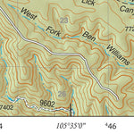 Lincoln National Forest Quadrangle: BEAR SPRING Preview 3